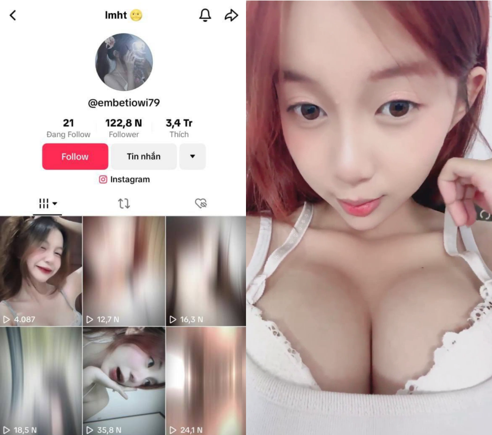 Phim sex Idol TikTok - Cliphot Huyền Trân xinh gái kỹ năng giỏi
